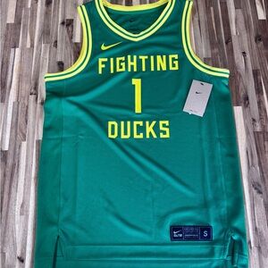 Nike Fighting Ducks Jersey in Green and Yellow